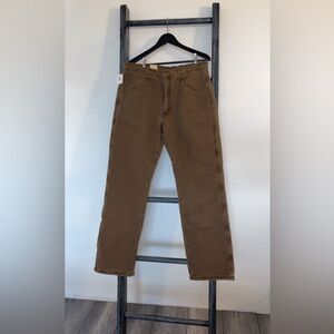 Wrangler Tan Thermal Lined Jeans